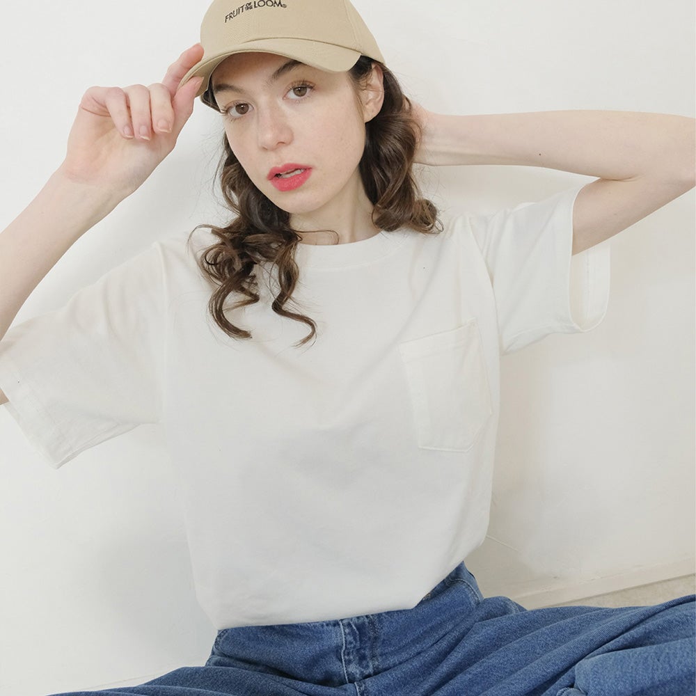 7oz ヘビーオンス 天竺 ポケットTシャツ | Fruit of the Loom | 公式
