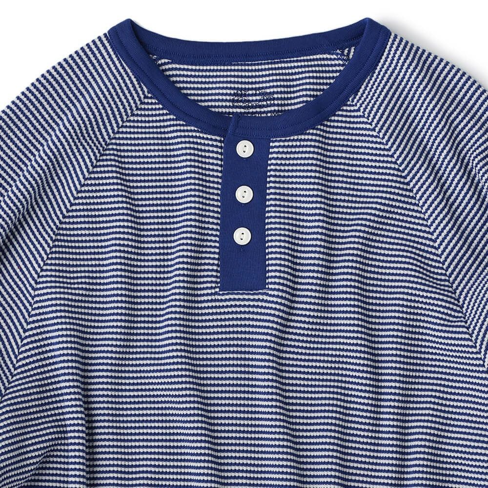 サーマルボーダーヘンリーL/S Tシャツ | Fruit of the Loom | 公式