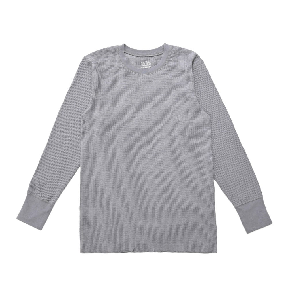 TC ワッフル クルーネック L/S Tシャツ | Fruit of the Loom | 公式