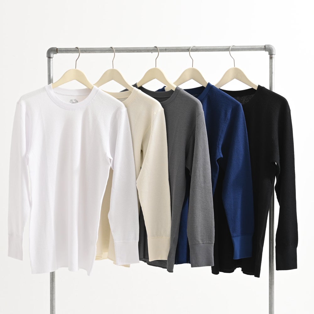 TC ワッフル クルーネック L/S Tシャツ | Fruit of the Loom | 公式