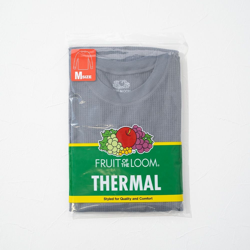 TC ワッフル クルーネック L/S Tシャツ | Fruit of the Loom | 公式