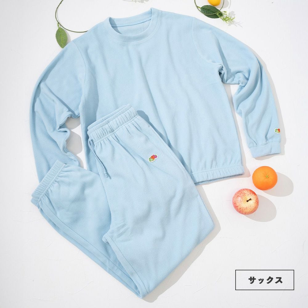 ミニフリース ルームウェア クルー 上下セット | Fruit of the Loom