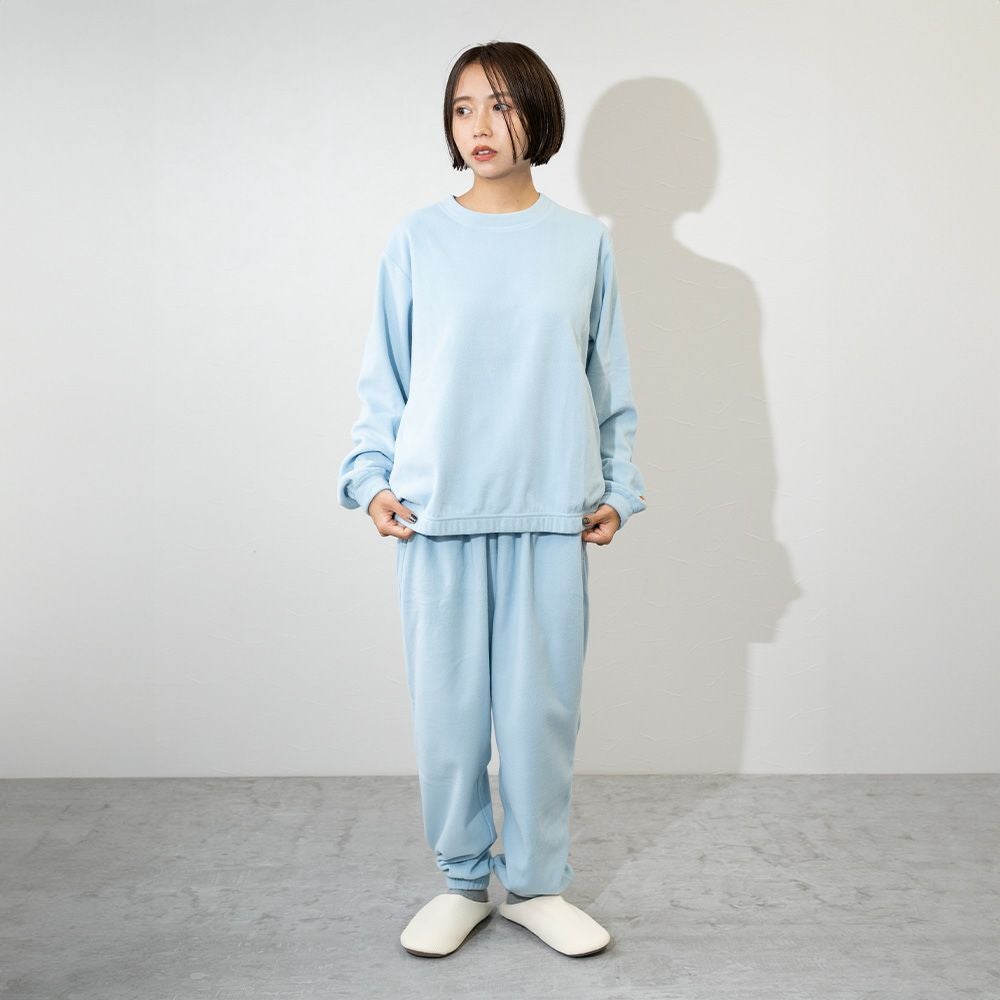 ALEXIASTAM ルームウェア上下セット ミニフリース ルームウェア クルー 上下セット | Fruit of the Loom