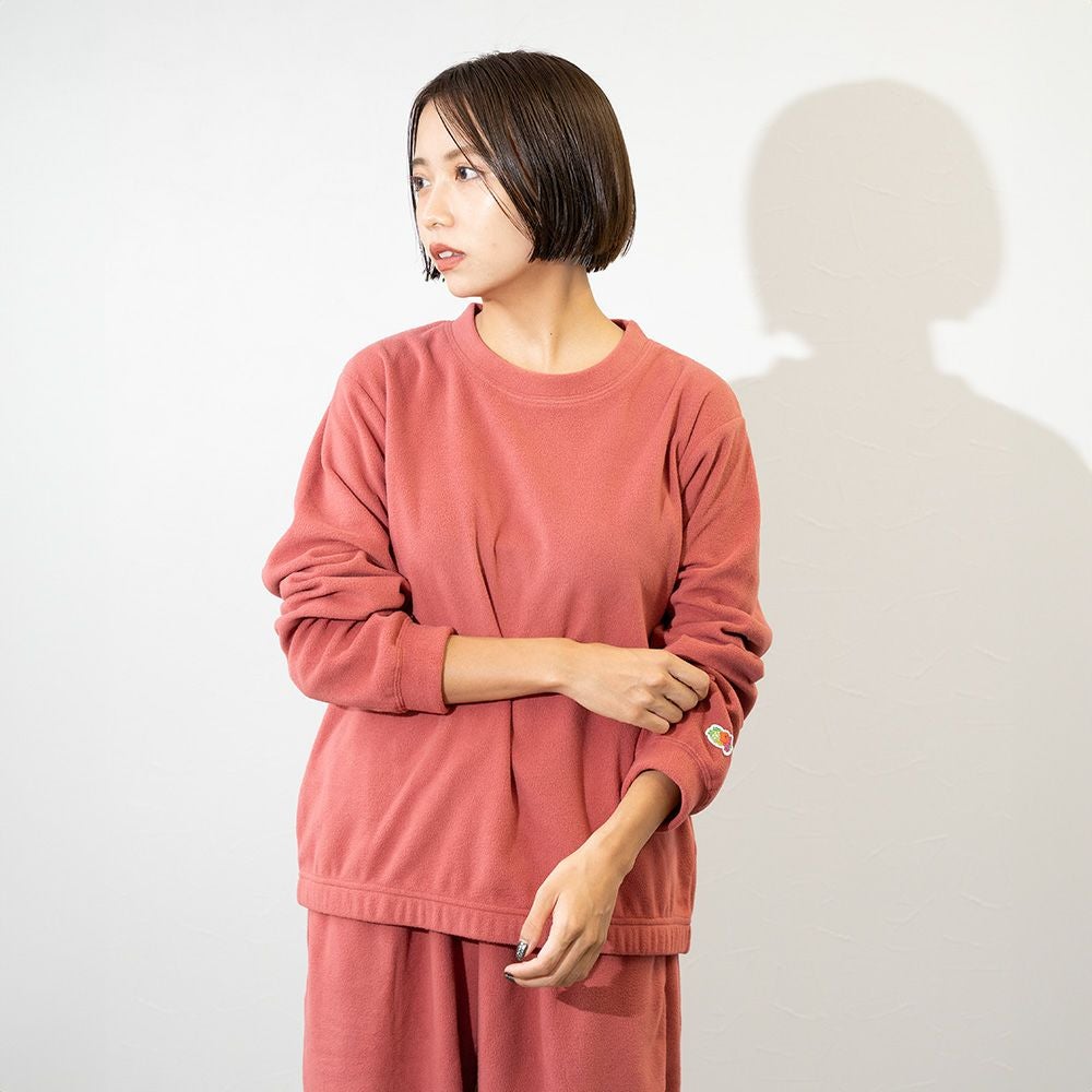 Duffy フリースルームウェア ミニフリース ルームウェア クルー 上下セット | Fruit of the Loom