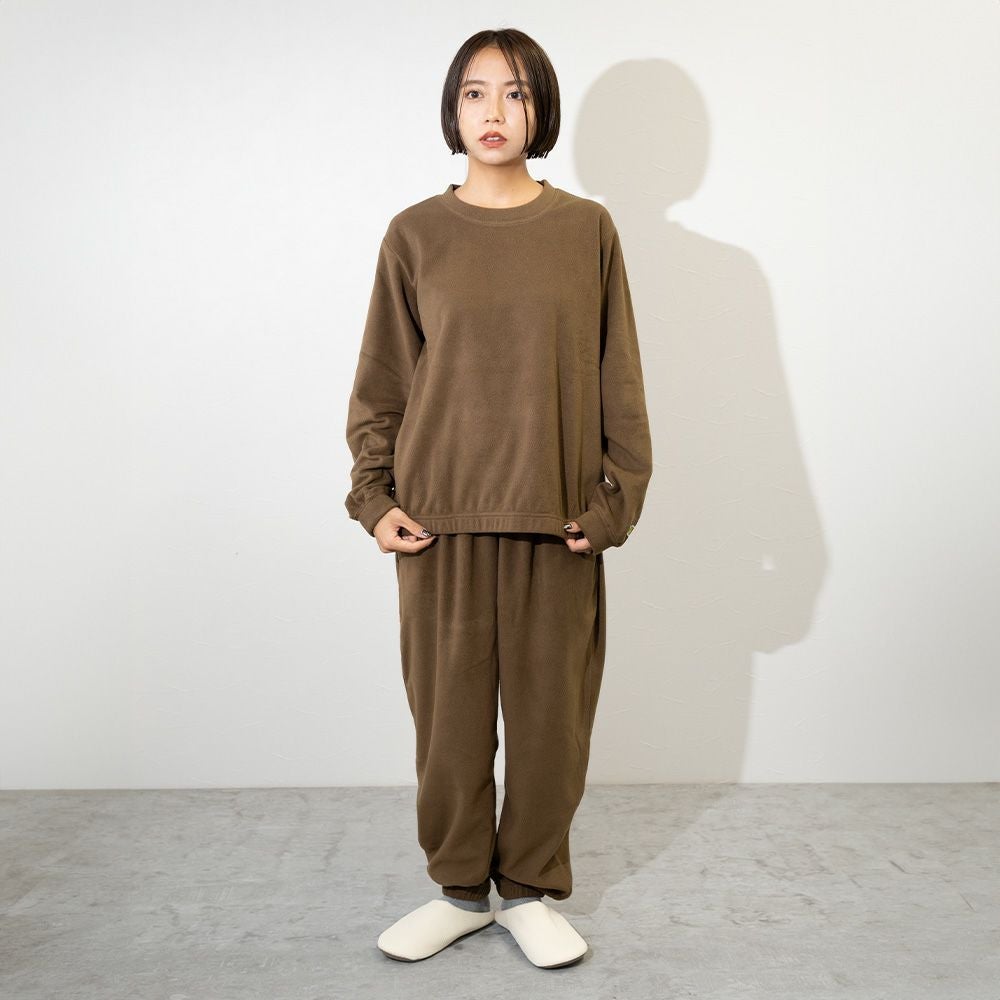 ミニフリース ルームウェア クルー 上下セット | Fruit of the Loom