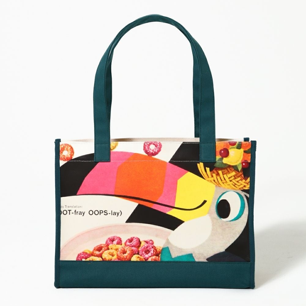 VINTAGE Kellogg' s Package print canvas bag | Fruit of the Loom