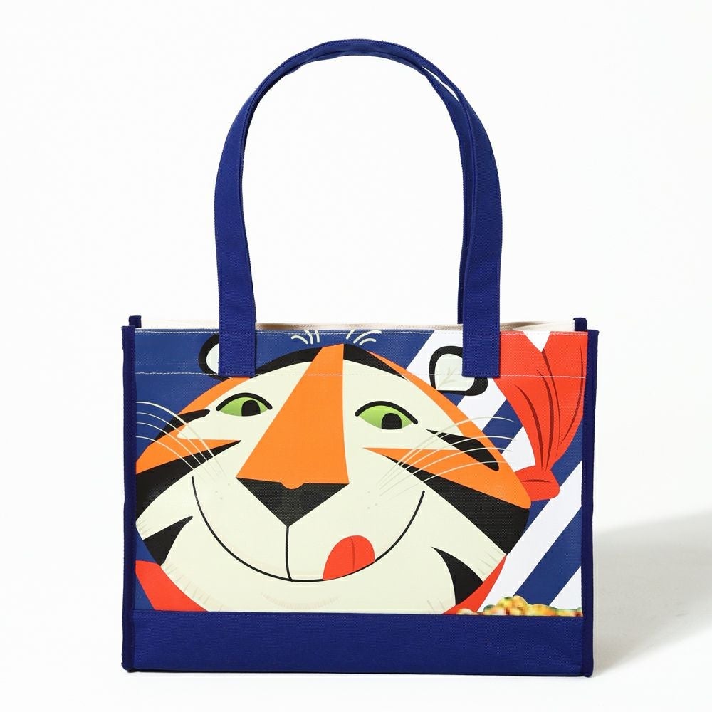 VINTAGE Kellogg' s Package print canvas bag | Fruit of the Loom