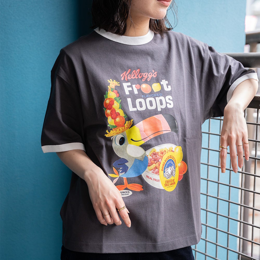 Fruit of the Loom「たま」 Tシャツ Lサイズ FTL x KELLOGGS RINGER T-SHIRT4 | Fruit of the Loom | 公式
