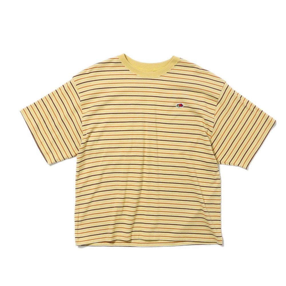 ピーチ起毛 天竺 ボーダーTシャツ 1 | Fruit of the Loom | 公式