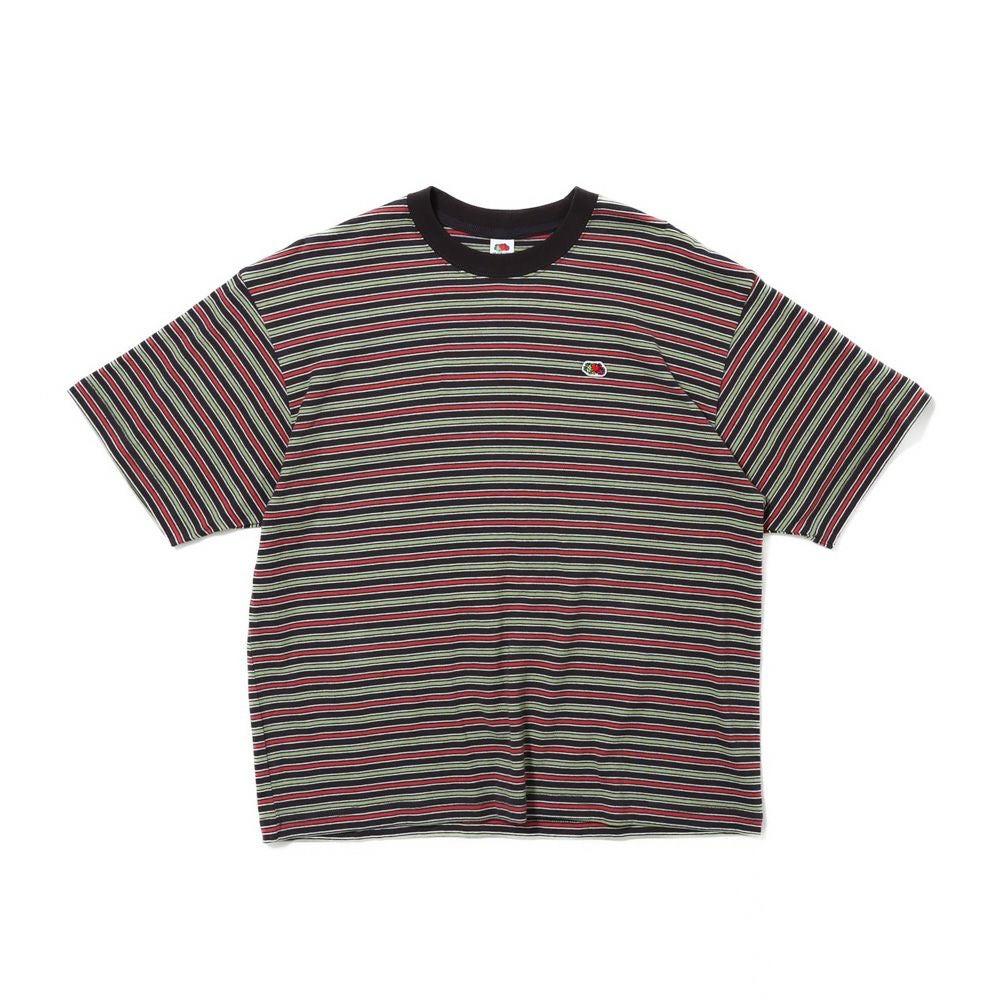 ピーチ起毛 天竺 ボーダーTシャツ 1 | Fruit of the Loom | 公式
