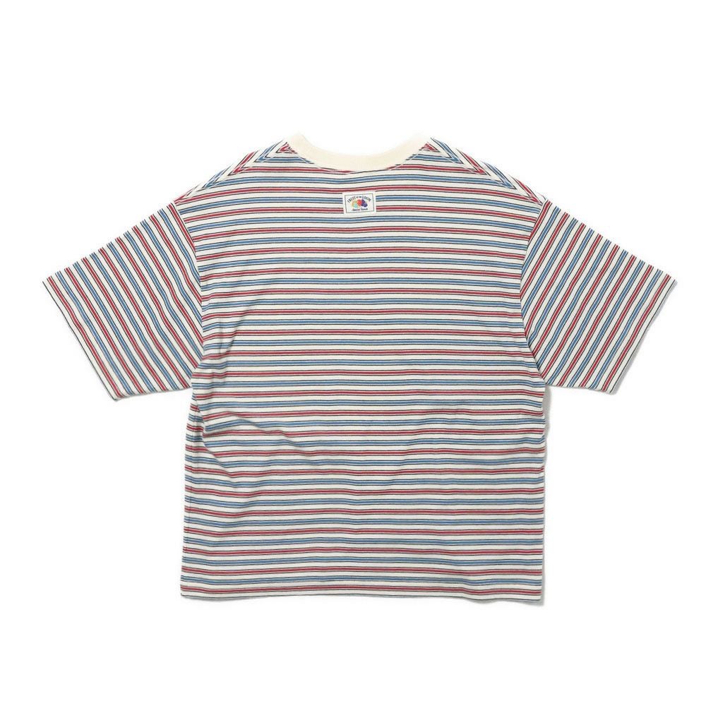 ピーチ起毛 天竺 ボーダーTシャツ 1 | Fruit of the Loom | 公式