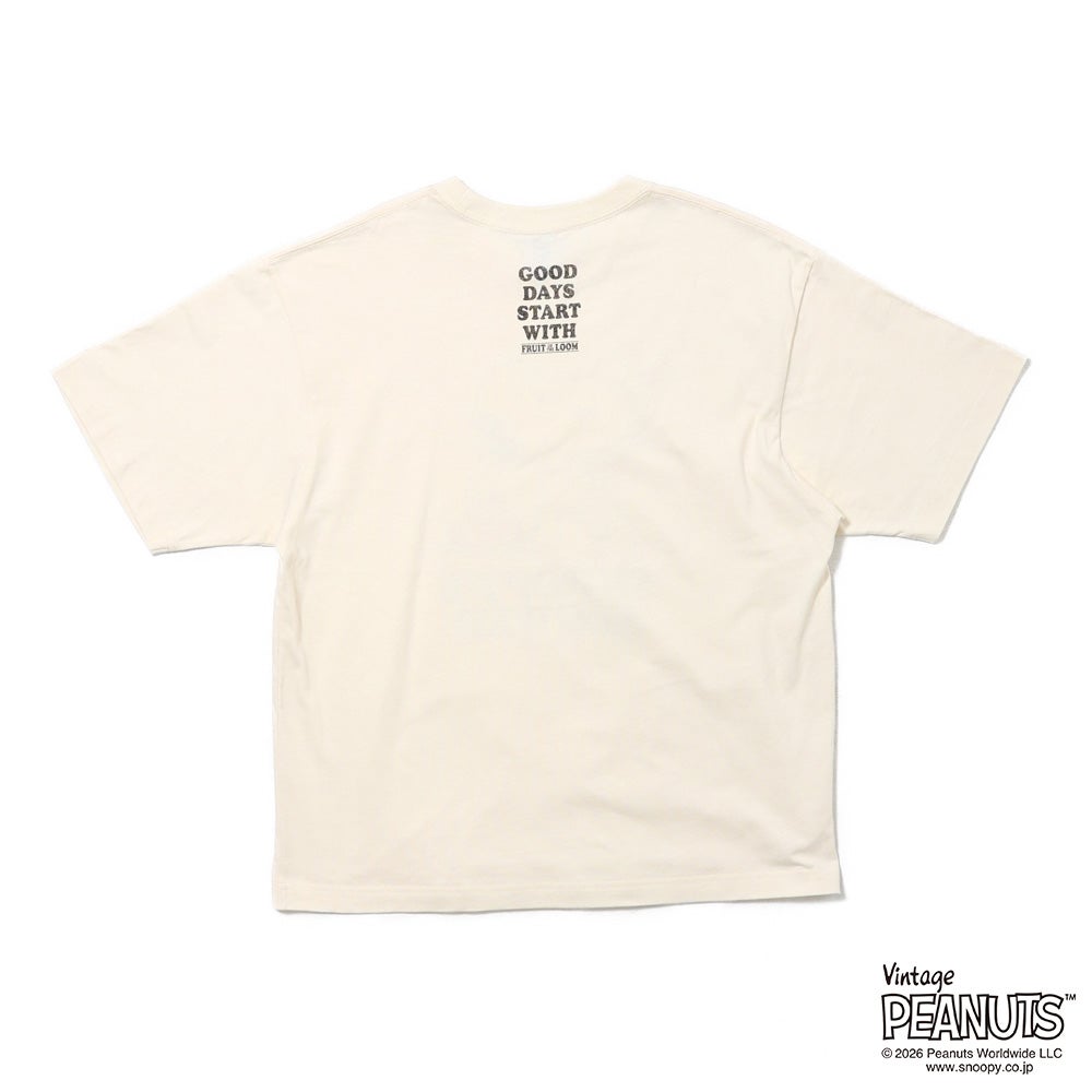 FTL x PEANUTS 19スラブ天竺1 Tシャツ | Fruit of the Loom | 公式