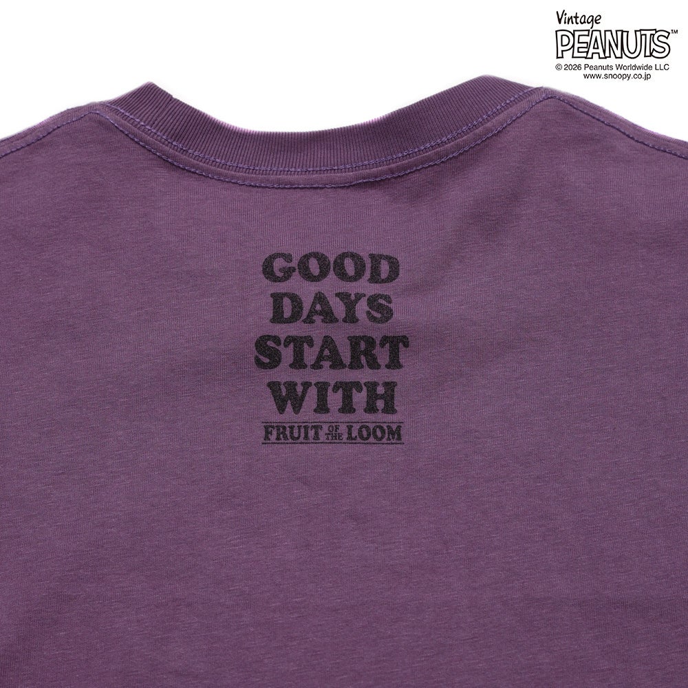 FTL x PEANUTS 19スラブ天竺2 Tシャツ | Fruit of the Loom | 公式