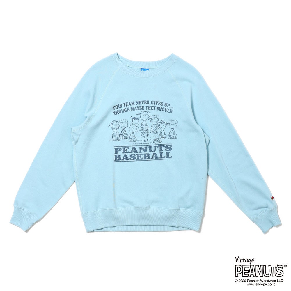 【美品】PEANUTS GANG スウェット ライトブルー　Lサイズ FTL x PEANUTS甘編み裏毛スウェット4 | Fruit of the Loom | 公式