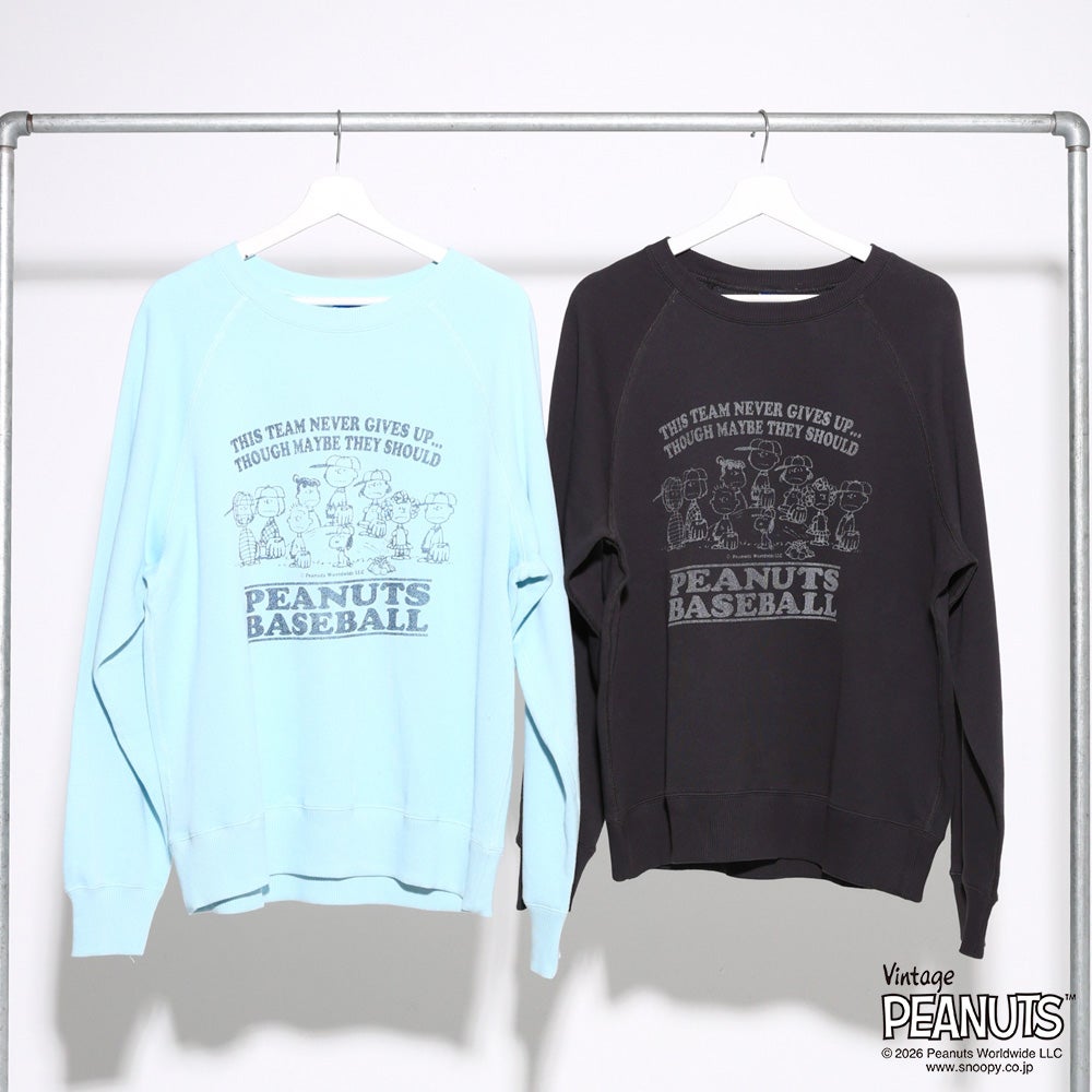 FTL x PEANUTS甘編み裏毛スウェット4 | Fruit of the Loom | 公式