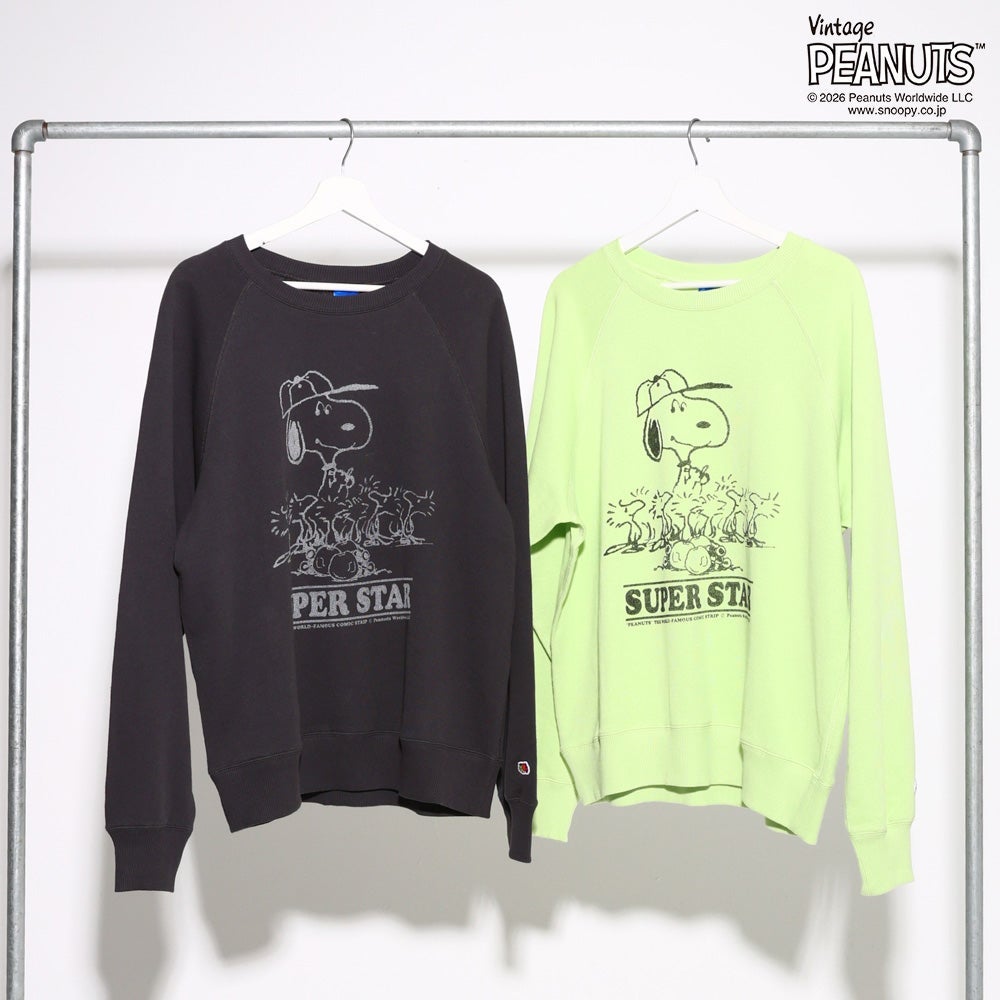 FTL x PEANUTS甘編み裏毛スウェット5 | Fruit of the Loom | 公式