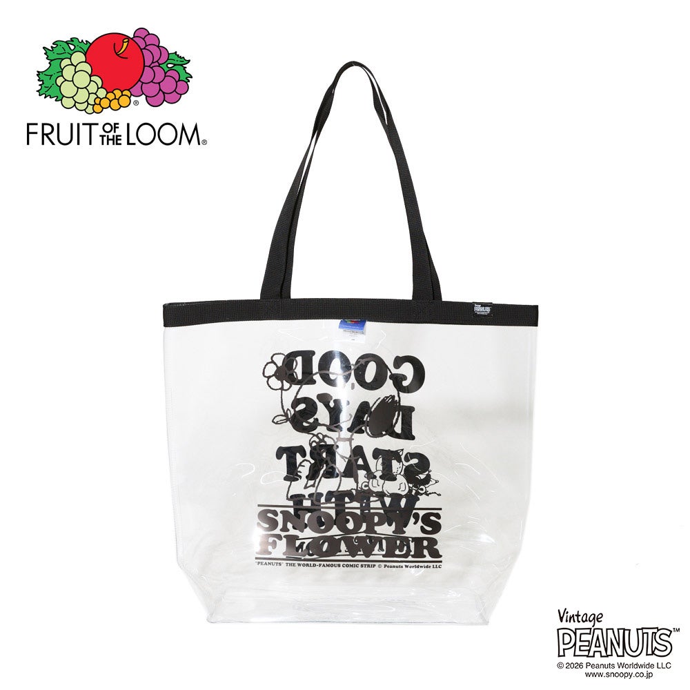 FTL×PEANUTS PVCバッグ1 | Fruit of the Loom | 公式オンラインストア