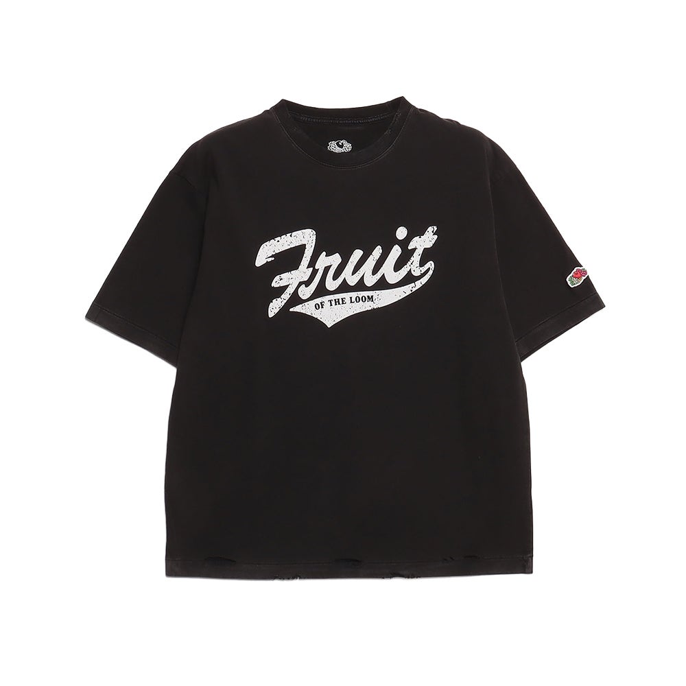 ヴィンテージ加工 BLACK PRINT S/S TEE | Fruit of the Loom | 公式