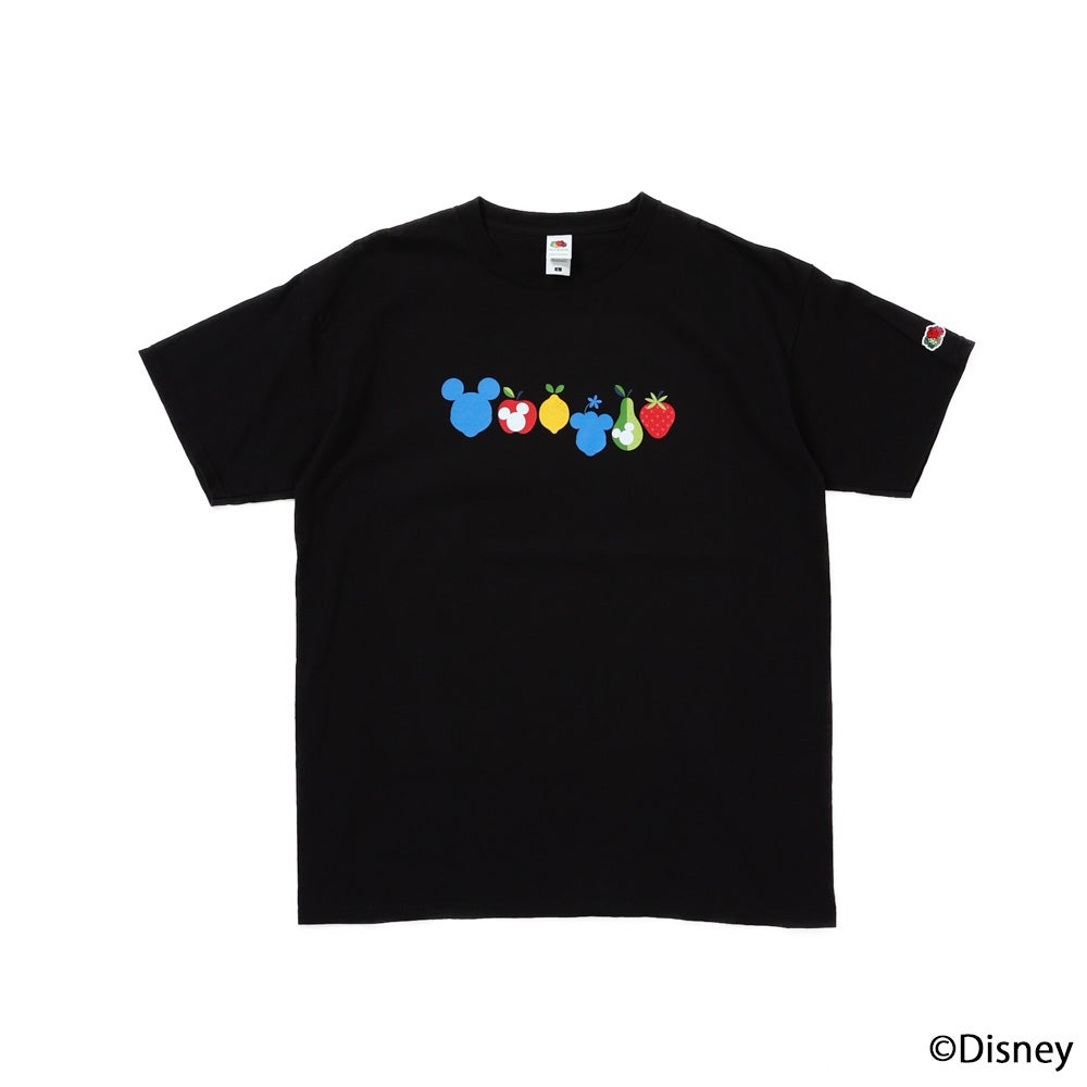 リュバンドール ミッキー柄シャツ FTL×Disney COLORFUL T-shirt BLK | Fruit of the Loom | 公式