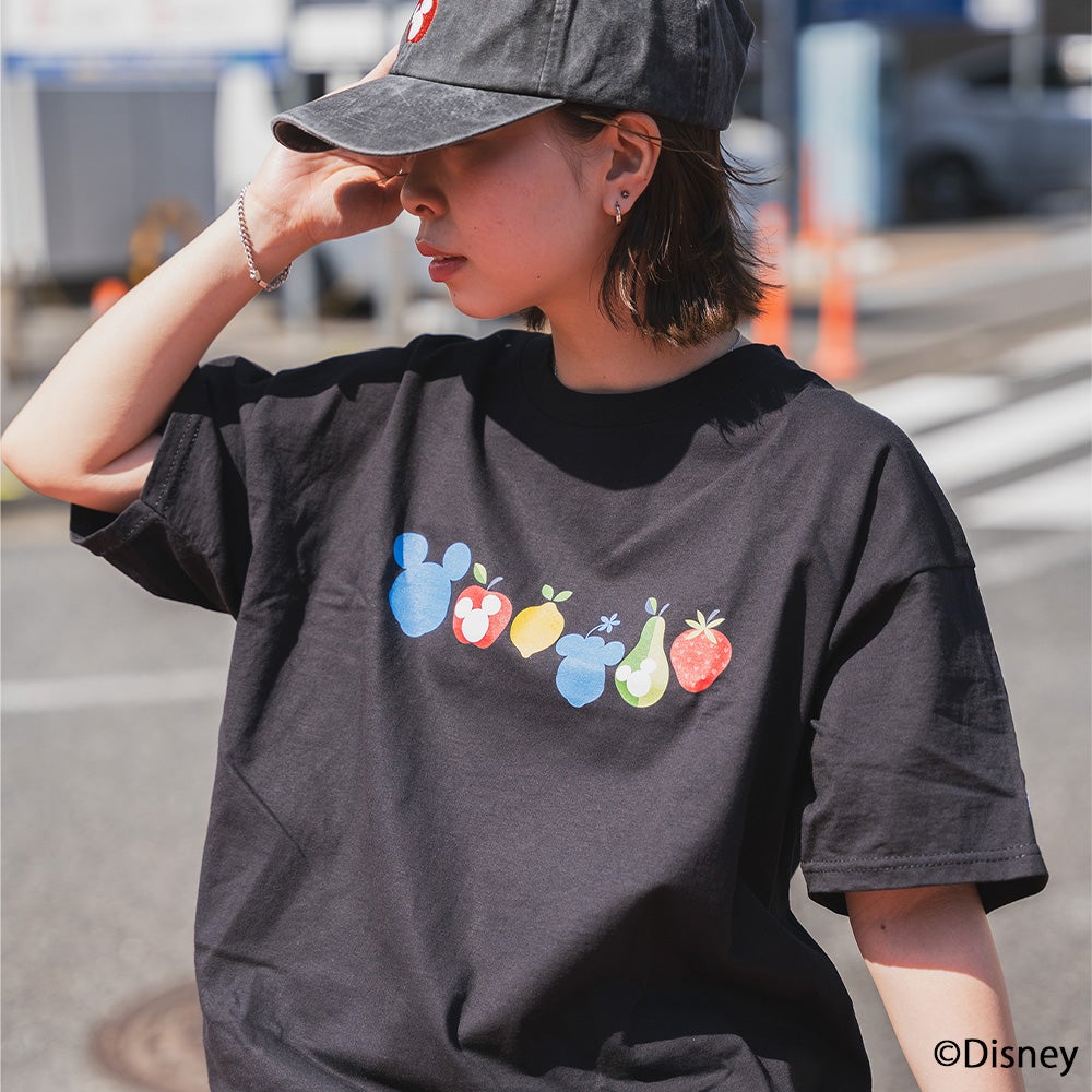 FTL×Disney COLORFUL T-shirt BLK | Fruit of the Loom | 公式