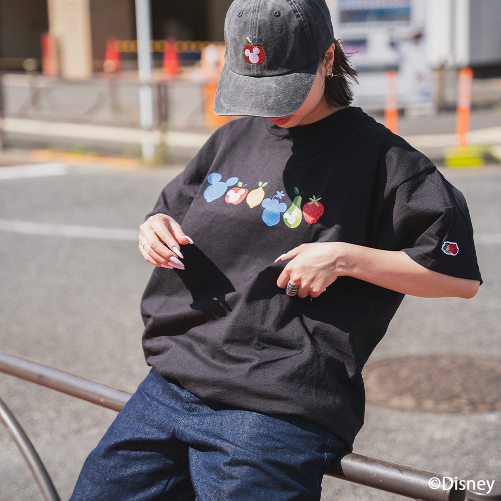 リュバンドール ミッキー柄シャツ FTL×Disney COLORFUL T-shirt BLK | Fruit of the Loom | 公式
