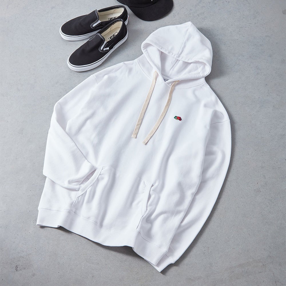 BASIC LOGO PATCH L/S HOODY | Fruit of the Loom | 公式オンラインストア