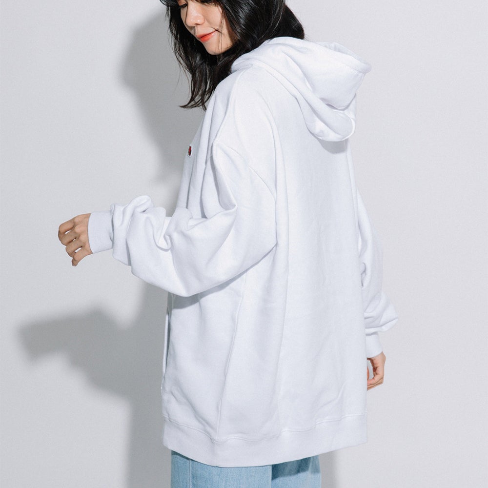 BASIC LOGO PATCH L/S HOODY | Fruit of the Loom | 公式オンラインストア
