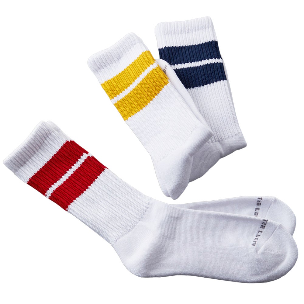 クルー丈 3ラインソックス 3P 23～25cm | Fruit of the Loom | 公式