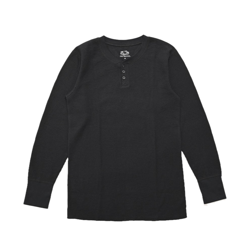 FTL TCワッフル ヘンリーネックL/S Tシャツ | Fruit of the Loom